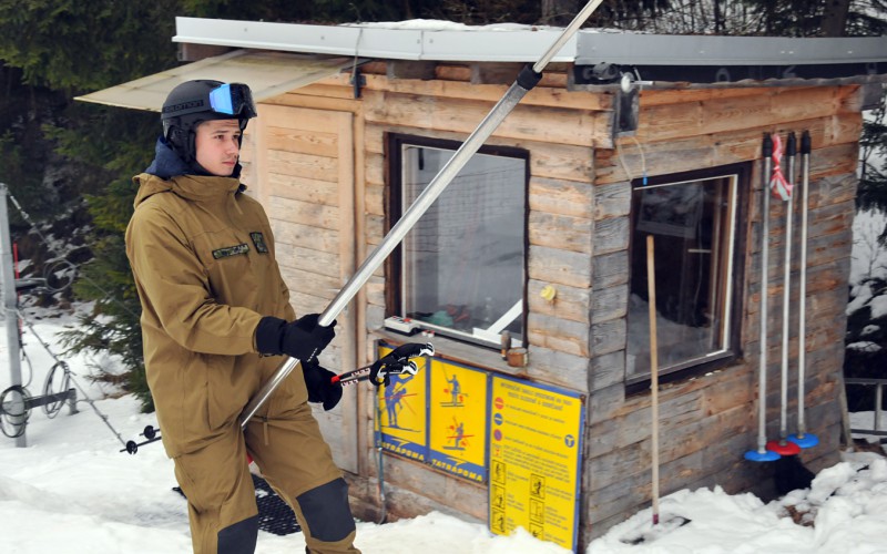 Winter physical education field trainig of cadets, February 16th 2022