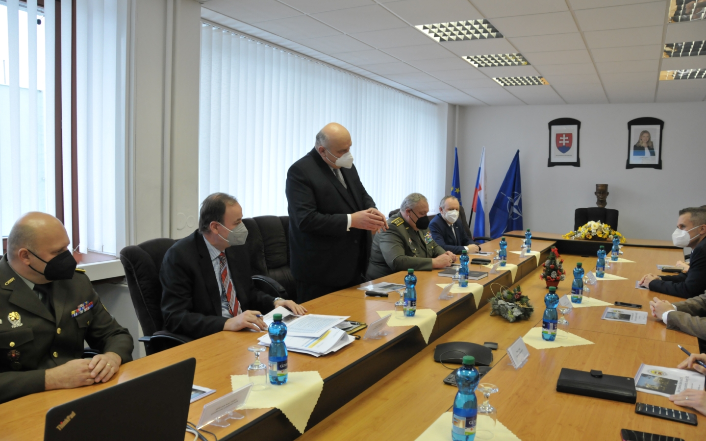 Návšteva MO SR v AOS, 09. 12. 2021