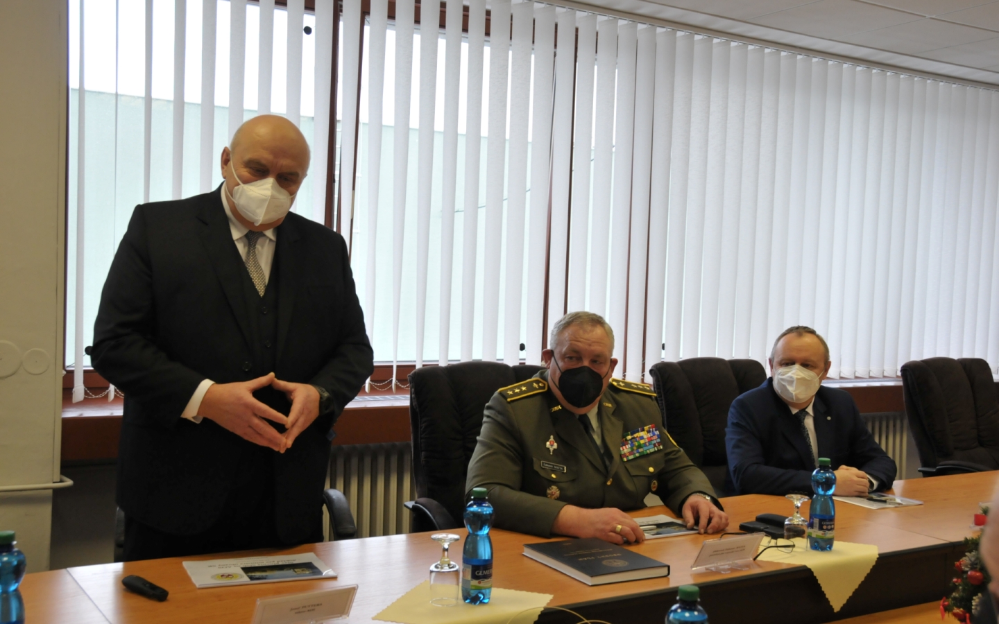 Návšteva MO SR v AOS, 09. 12. 2021