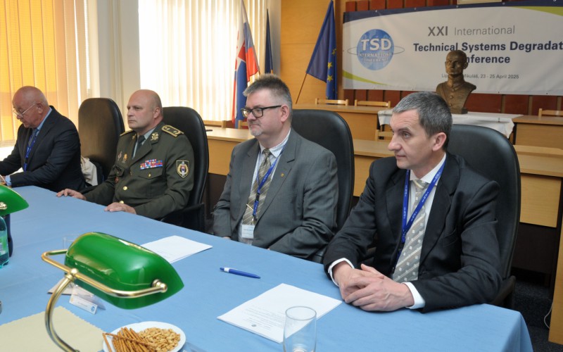 Konferencia "XXI International TECHNICAL SYSTEM DEGRADATION", 23. - 25. 04. 2025
