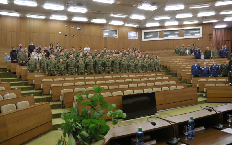 Slávnostné ukončenie 30. ZVŠK (Základný veliteľsko-štábny kurz), 25. 04. 2025