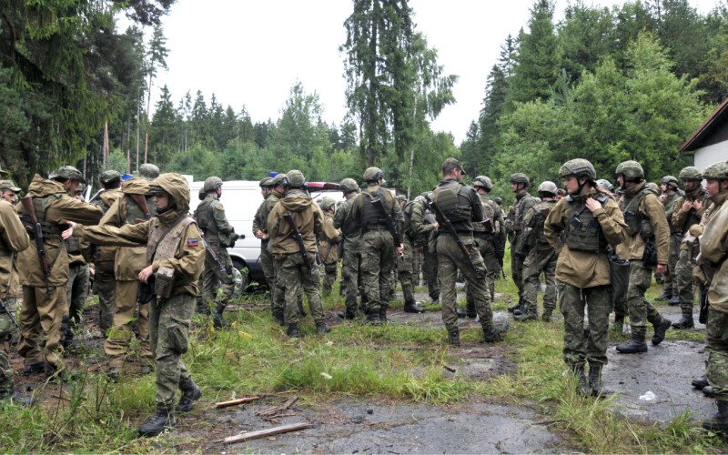 Field training for 1st year cadets, July 28th 2025