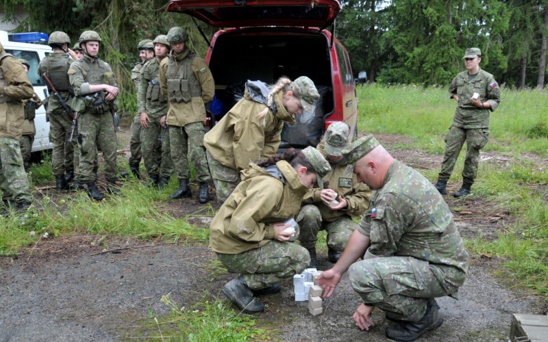 Field training for 1st year cadets, July 28th 2025