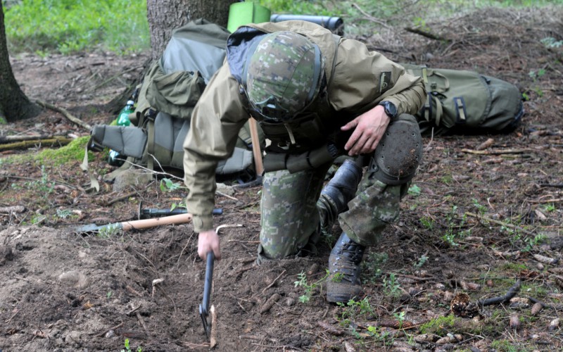 Field training for 1st year cadets, July 28th 2025