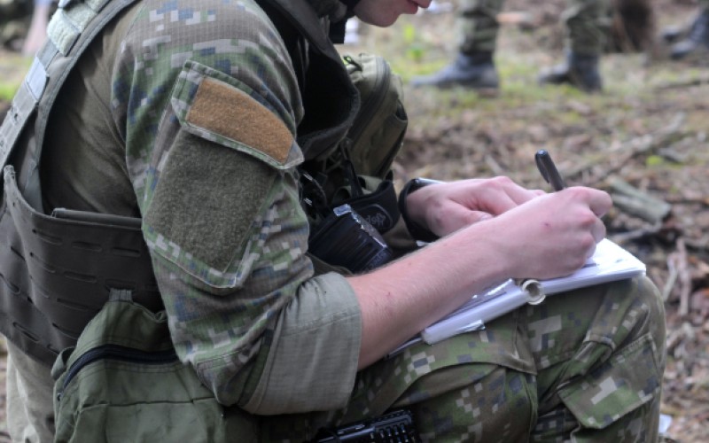 Field training for 1st year cadets, July 28th 2025