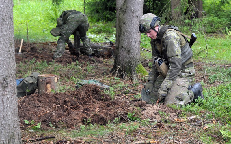 Field training for 1st year cadets, July 28th 2025