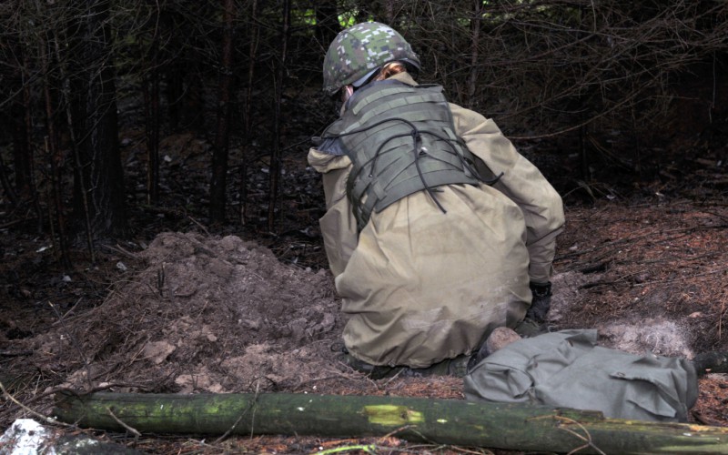 Field training for 1st year cadets, July 28th 2025