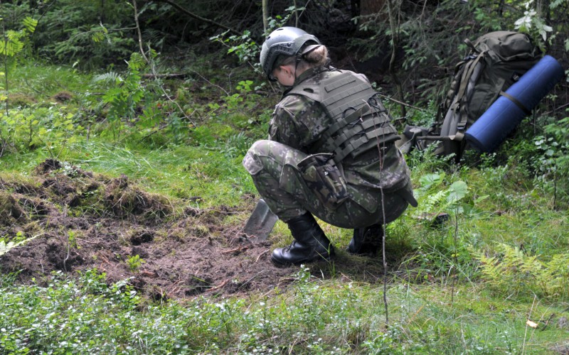 Field training for 1st year cadets, July 28th 2025