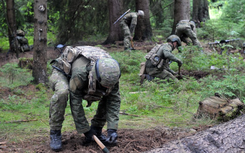 Field training for 1st year cadets, July 28th 2025