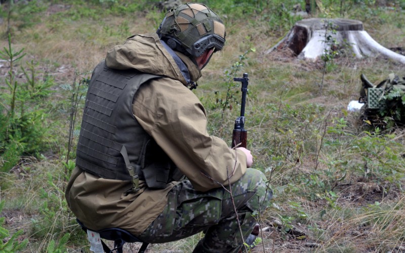 Field training for 1st year cadets, July 28th 2025