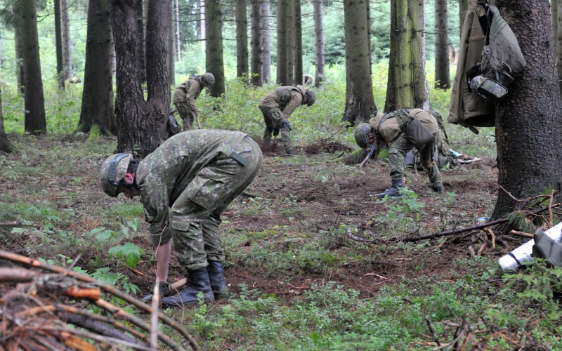Field training for 1st year cadets, July 28th 2025