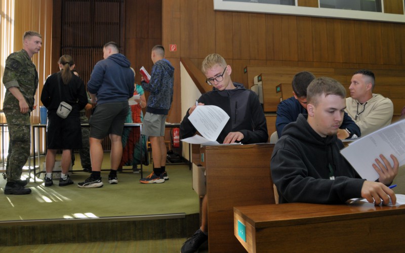 Basic training of AFA cadets, August 18th 2025