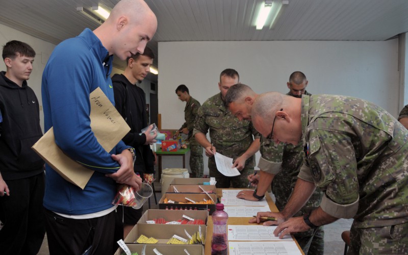 Basic training of AFA cadets, August 18th 2025