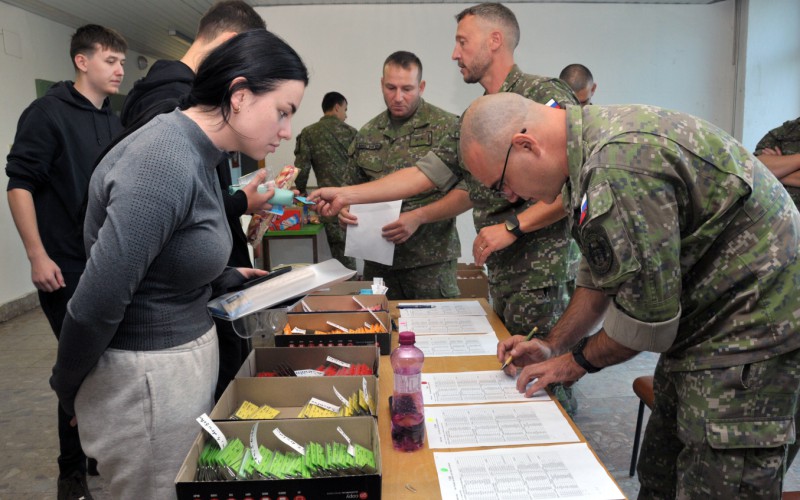 Basic training of AFA cadets, August 18th 2025