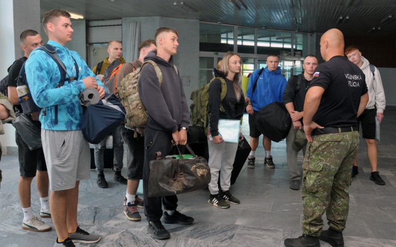 Basic training of AFA cadets, August 18th 2025