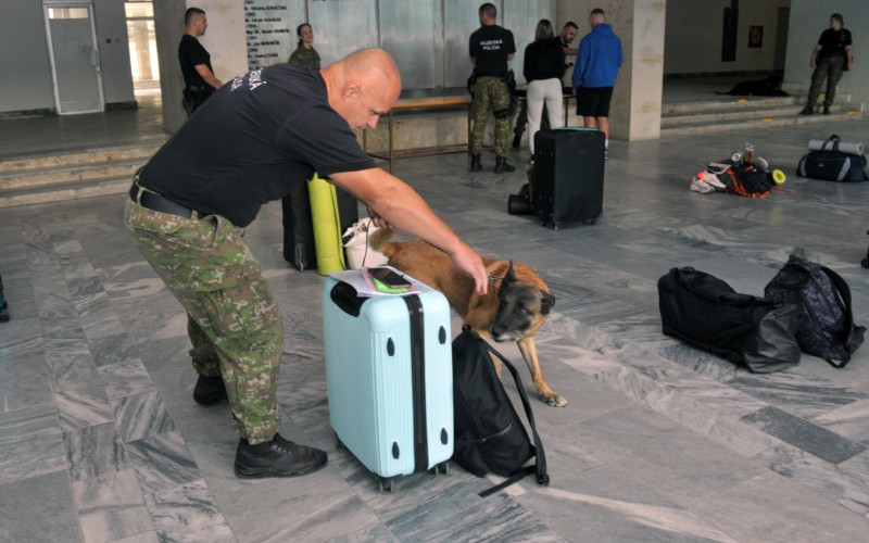 Basic training of AFA cadets, August 18th 2025