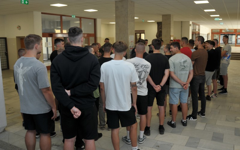 Basic training of AFA cadets, August 18th 2025