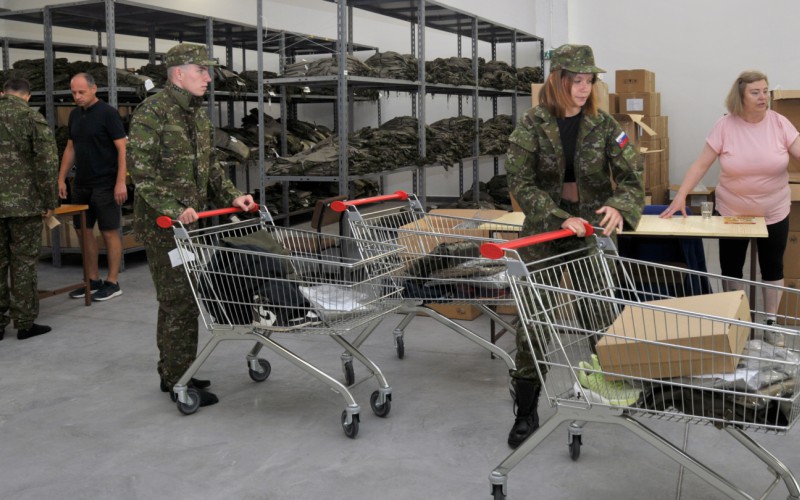 Basic training of AFA cadets, August 18th 2025