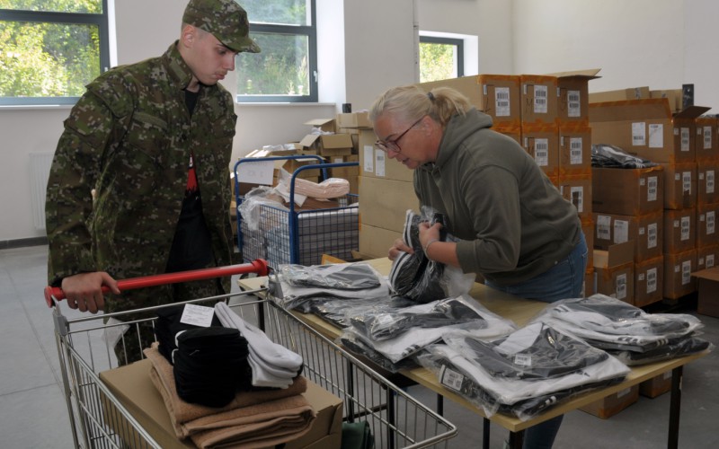 Basic training of AFA cadets, August 18th 2025