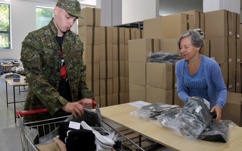 Basic training of AFA cadets, August 18th 2025