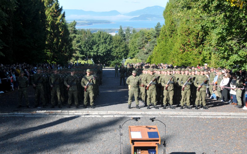 Military Oath of 1st year cadets - Háj, September 19th 2025
