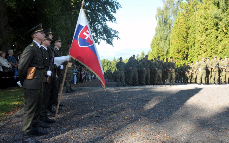 Military Oath of 1st year cadets - Háj, September 19th 2025