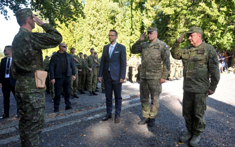 Military Oath of 1st year cadets - Háj, September 19th 2025