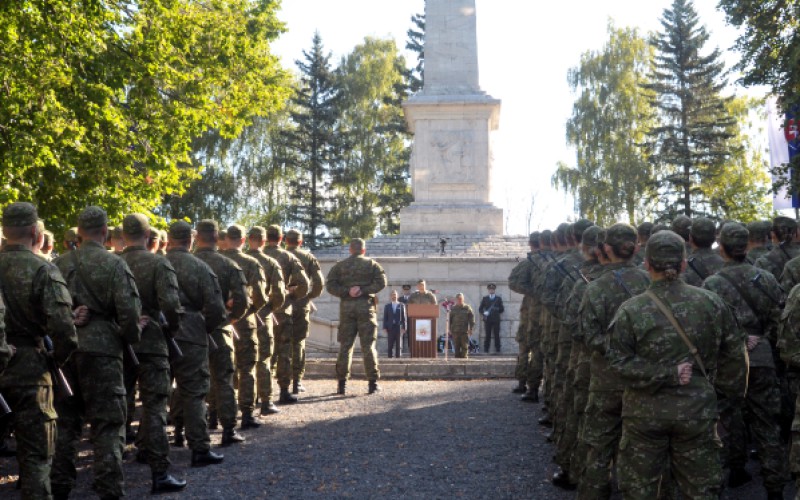 Military Oath of 1st year cadets - Háj, September 19th 2025