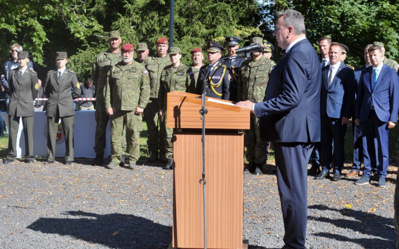 Military Oath of 1st year cadets - Háj, September 19th 2025