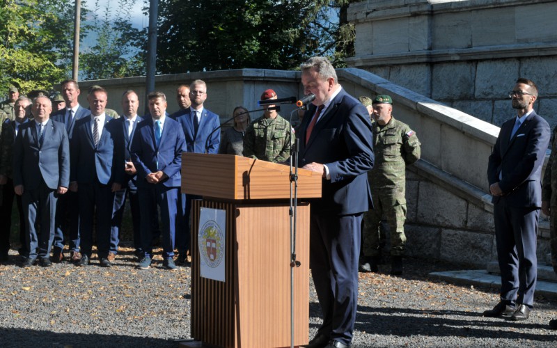 Military Oath of 1st year cadets - Háj, September 19th 2025