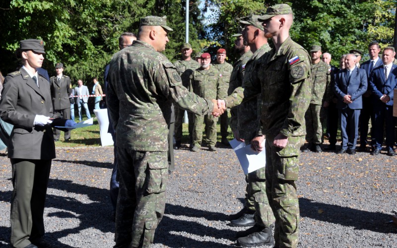 Military Oath of 1st year cadets - Háj, September 19th 2025