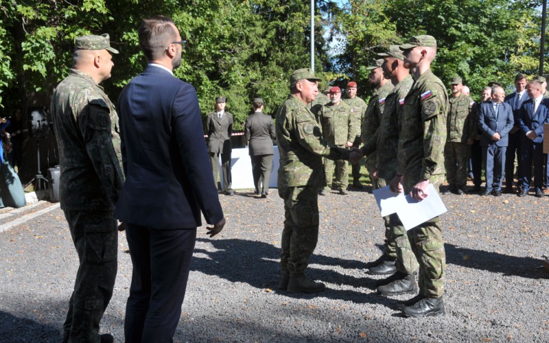 Military Oath of 1st year cadets - Háj, September 19th 2025