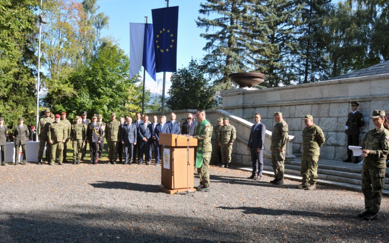 Military Oath of 1st year cadets - Háj, September 19th 2025