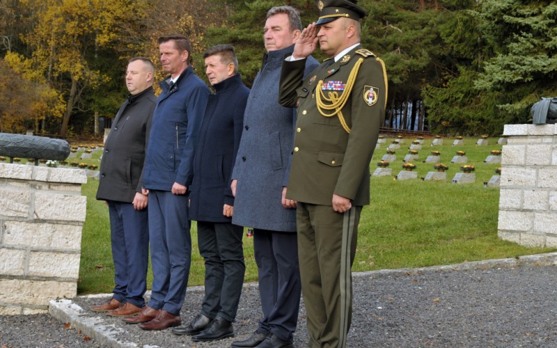 Memorial at military cemetery Háj-Nicovô, October 30th 2025