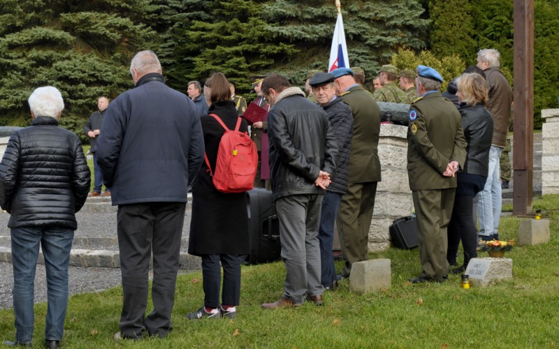 Memorial at military cemetery Háj-Nicovô, October 30th 2025