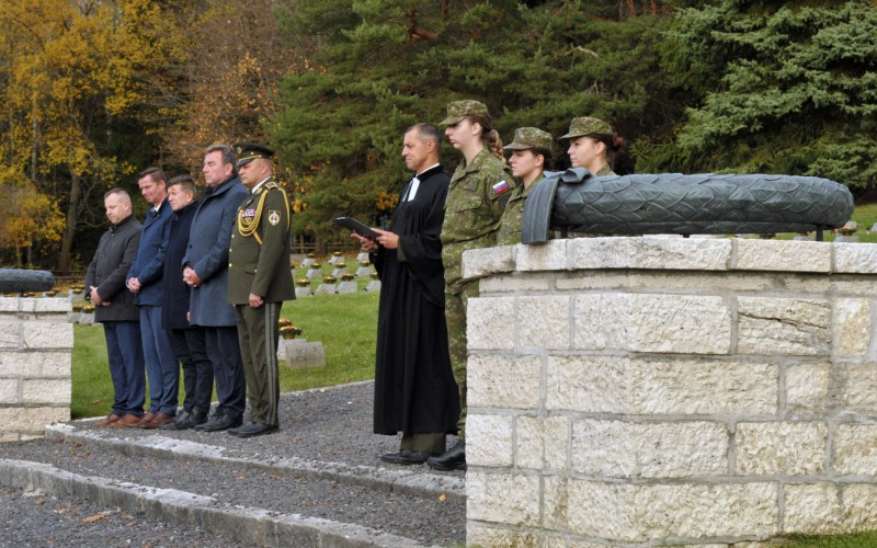 Memorial at military cemetery Háj-Nicovô, October 30th 2025