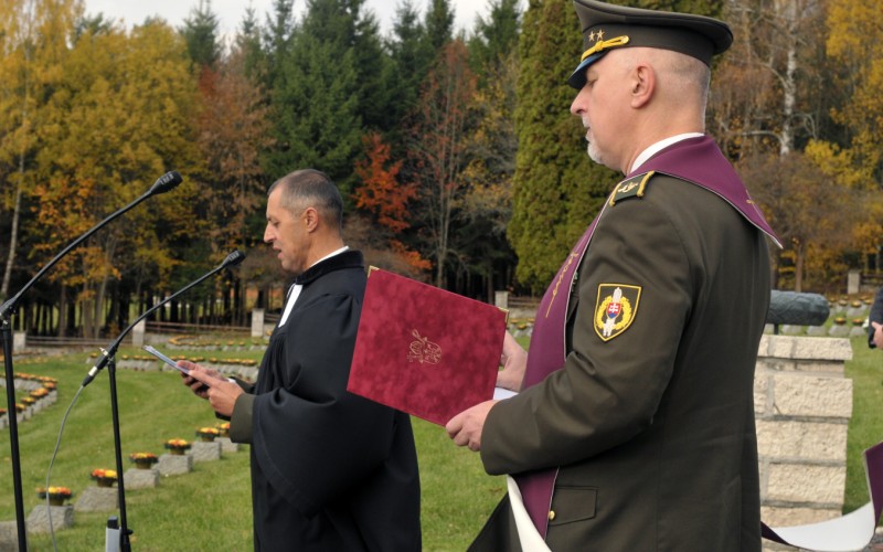 Memorial at military cemetery Háj-Nicovô, October 30th 2025