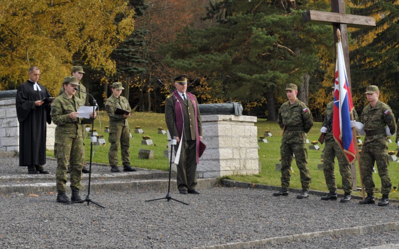 Memorial at military cemetery Háj-Nicovô, October 30th 2025
