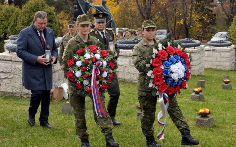 Memorial at military cemetery Háj-Nicovô, October 30th 2025