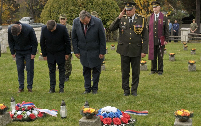 Memorial at military cemetery Háj-Nicovô, October 30th 2025