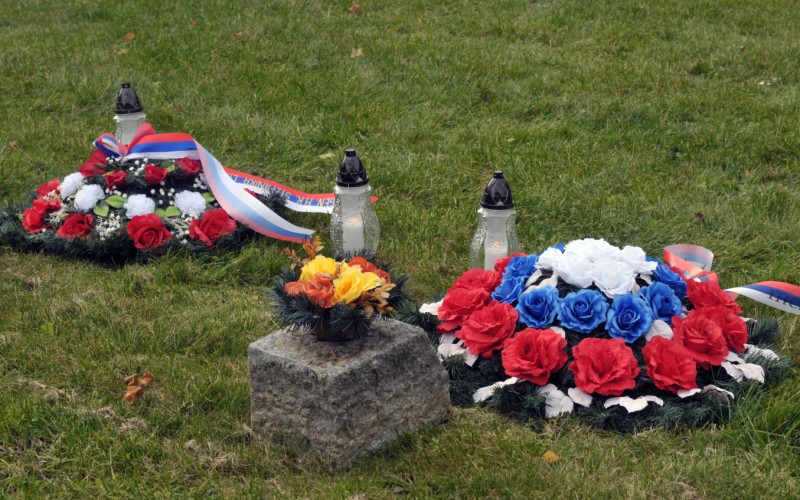 Memorial at military cemetery Háj-Nicovô, October 30th 2025