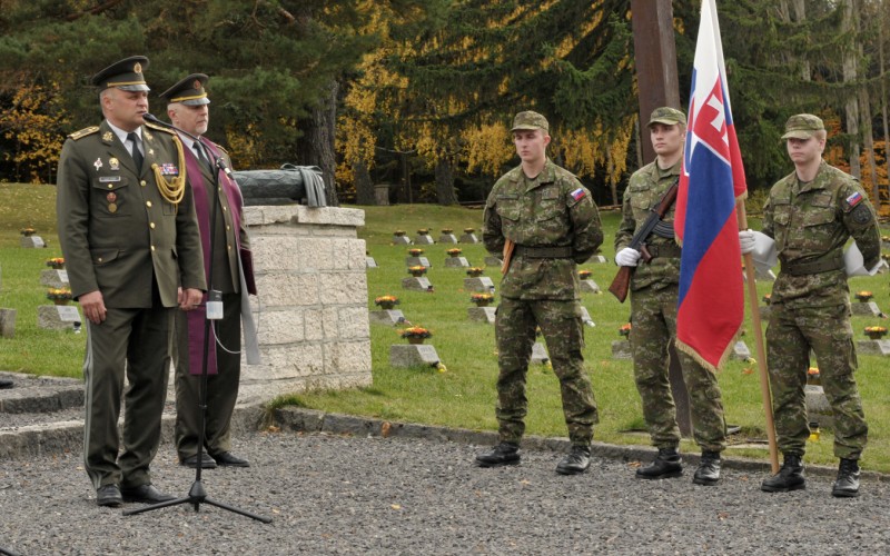 Memorial at military cemetery Háj-Nicovô, October 30th 2025