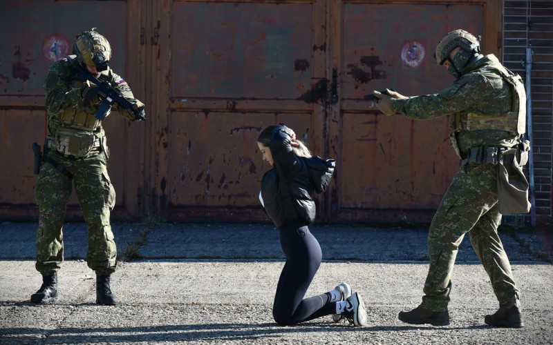 Filming of the TV show “Ľavou zadnou” at SVK AFA, November 6th 2025