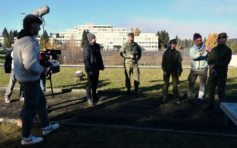 Nakrúcanie televíznej relácie Ľavou zadnou na AOS                    6. 11. 2025
