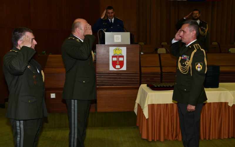 Slávnostné ukončenie 23. VYŠŠIEHO VELITEĽSKO–ŠTÁBNEHO KURZU, 12.12.2025