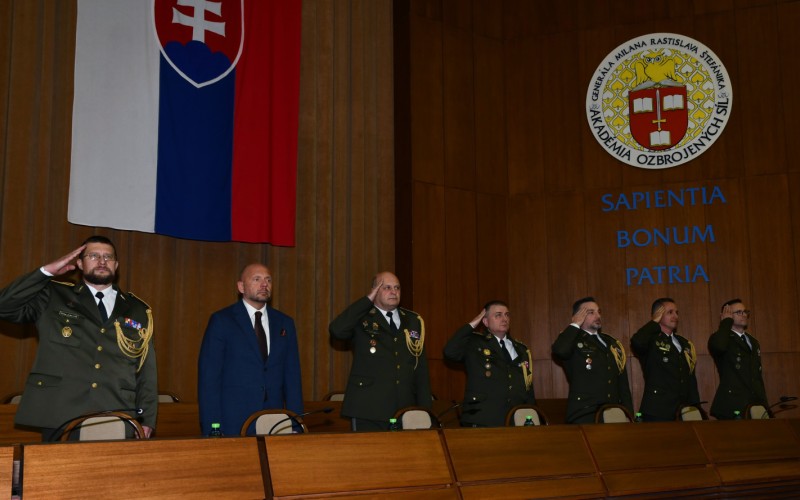 Slávnostné ukončenie 23. VYŠŠIEHO VELITEĽSKO–ŠTÁBNEHO KURZU, 12.12.2025