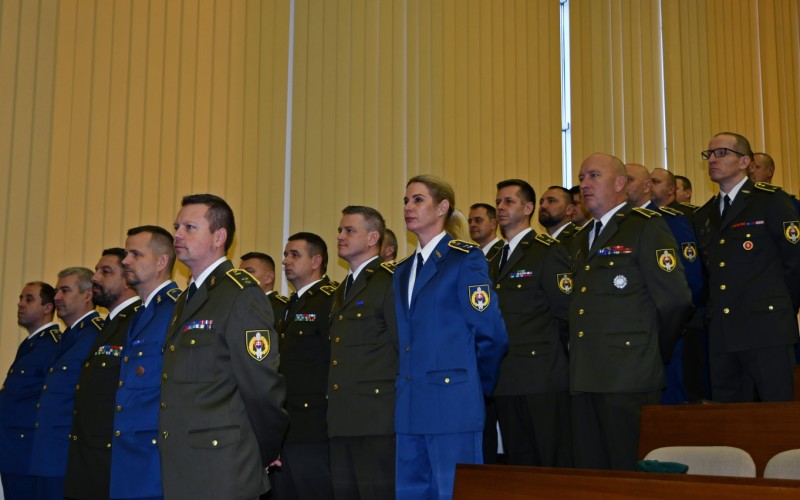 Slávnostné ukončenie 23. VYŠŠIEHO VELITEĽSKO–ŠTÁBNEHO KURZU, 12.12.2025