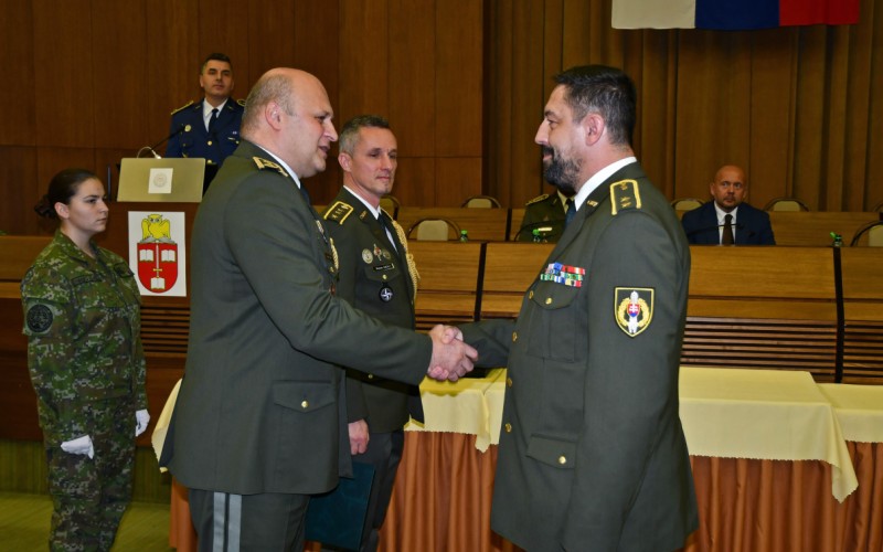 Slávnostné ukončenie 23. VYŠŠIEHO VELITEĽSKO–ŠTÁBNEHO KURZU, 12.12.2025