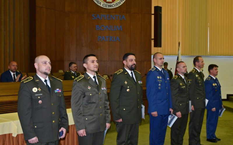 Slávnostné ukončenie 23. VYŠŠIEHO VELITEĽSKO–ŠTÁBNEHO KURZU, 12.12.2025