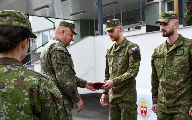 Slávnostný nástup pri príležitosti odovzdania bordových baretiek, 16.03.2026